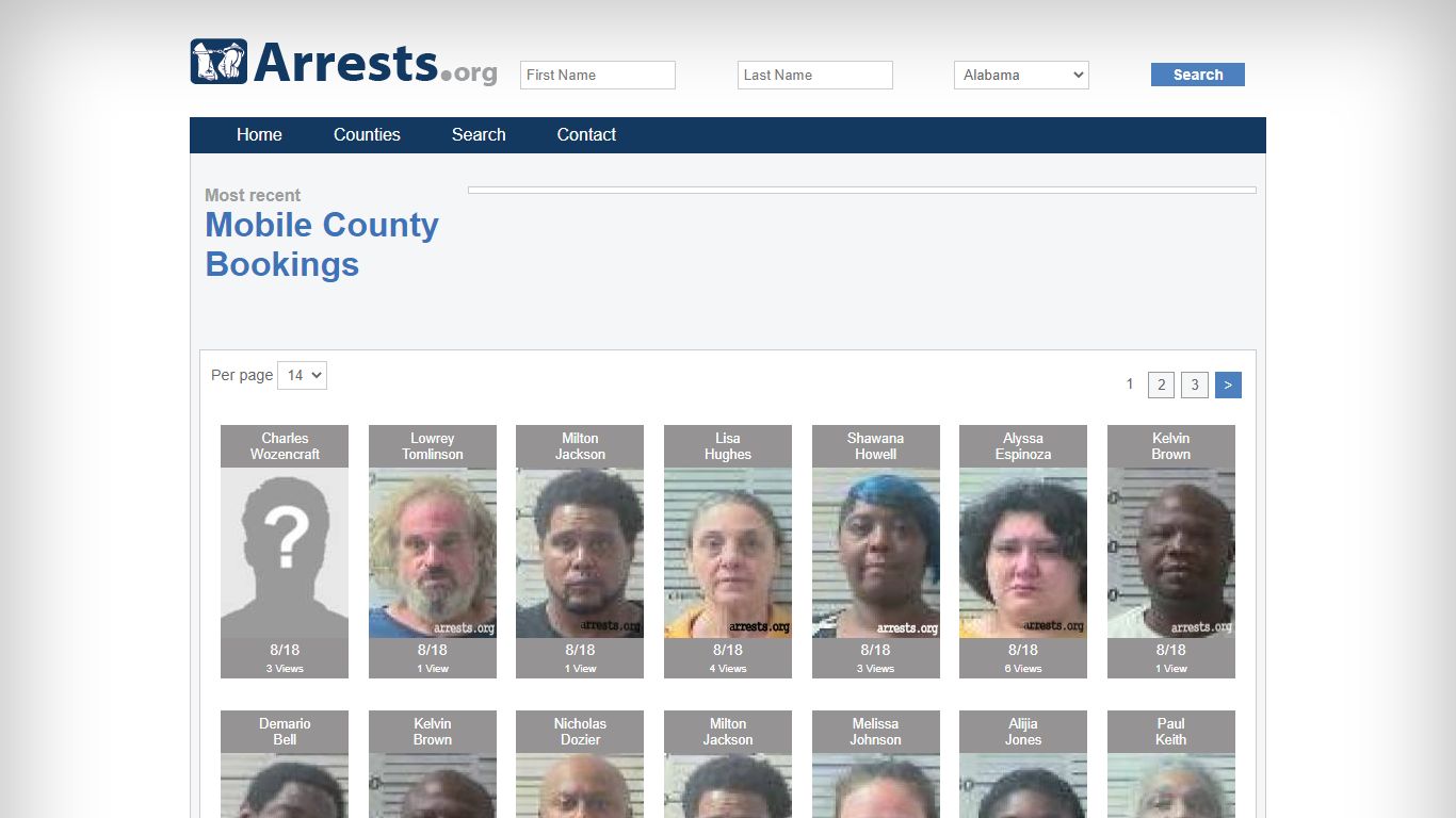 Mobile County Arrests and Inmate Search